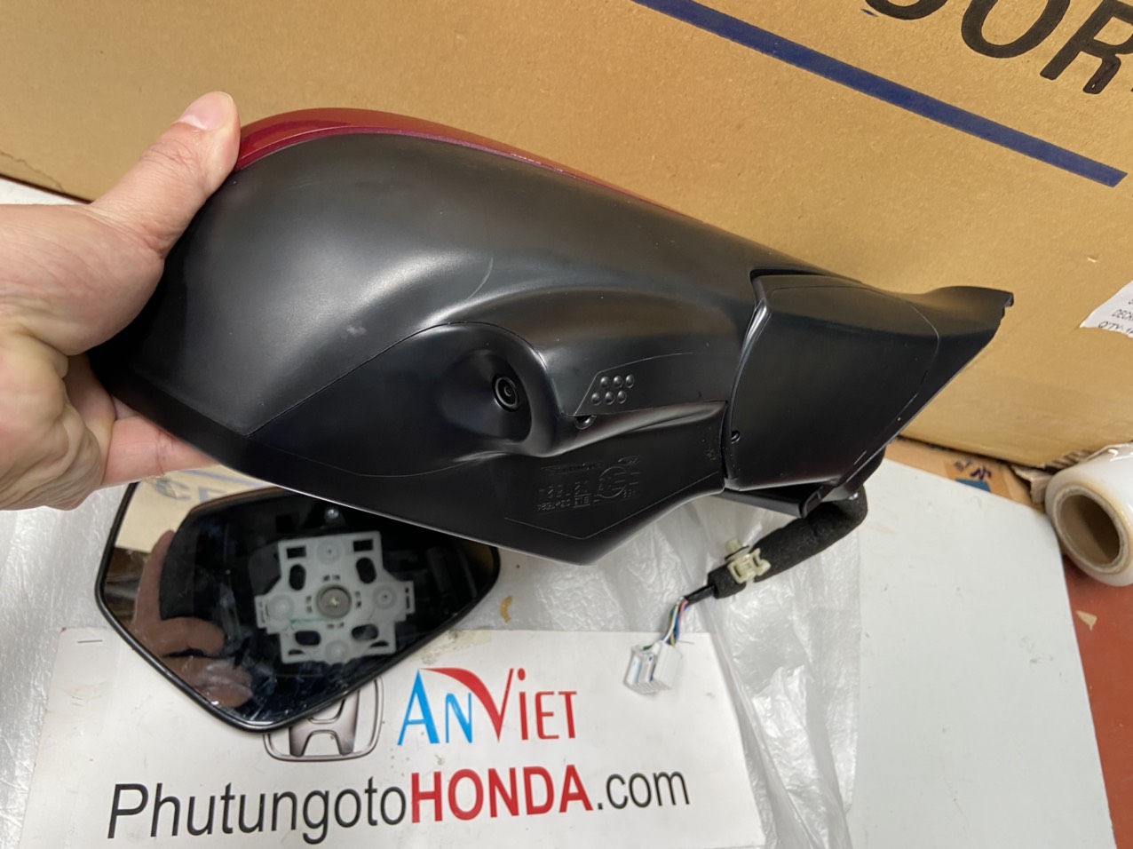 Gương chiếu hậu bên phụ (loại có camera) xe Honda CRV 2018-2022
